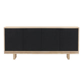 Pierre Black and Light Natural Sideboard